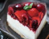 チェリーと苺のレアチーズケーキ*絶品！作り方14写真