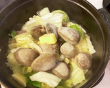 キャベツとあさりとベーコンの蒸し煮作り方5写真