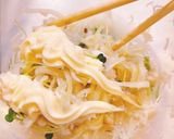 大根の皮とホタテのサラダ作り方6写真