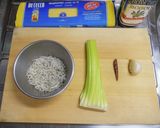 ちりめんじゃことセロリのパスタ作り方1写真