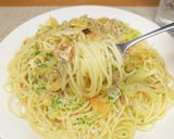 ちりめんじゃことセロリのパスタ作り方11写真