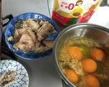 筋肉飯 サバ缶で簡単う巻き風たまご作り方1写真