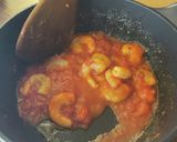 海老とトマトのしらたきパスタ作り方4写真