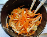 余り野菜で！人参と大根のもちもち焼き作り方3写真