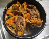 美味しい！たっぷり野菜と牛肉の稲荷包み作り方15写真