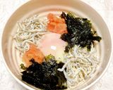 温泉卵DE作る！しらす・明太子ご飯！作り方4写真