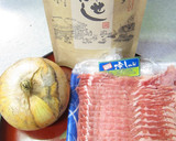 豚肉とコラボ 新玉葱の和風出汁煮作り方1写真
