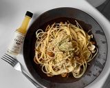 ぱすた日記/きのこと和出汁のパスタ作り方5写真