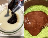 HM.抹茶と黒ごま豆腐のロールケーキ作り方5写真