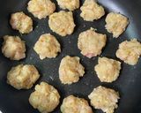 簡単リメイク✳︎きんぴらごぼうdeつくね作り方5写真