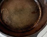 スキレットで納豆と山芋のお好み焼き作り方3写真