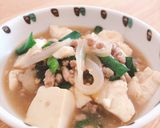 とろ〜りやさしい味＊あんかけ肉豆腐作り方8写真