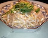 もやしとニラの中華風スープ風作り方1写真