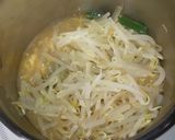 もやしとニラの中華風スープ風作り方5写真