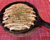スキレットで納豆と山芋のお好み焼き作り方6写真