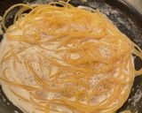 ベビーチーズ　で　カルボナーラ　作り方1写真