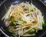 簡単！白だし中華☆春の青椒肉絲作り方3写真