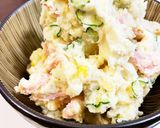 缶汁ごと！！コーンで甘いポテトサラダ作り方4写真