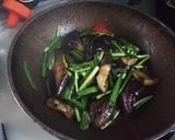 茄子、ニラでピリ辛炒め肉無し！ゆりさん風作り方1写真