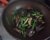 茄子、ニラでピリ辛炒め肉無し！ゆりさん風作り方6写真
