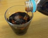 バニラバーで即席コーヒーフロート作り方1写真