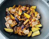 簡単！　なすと豚バラ　味噌炒め！作り方7写真