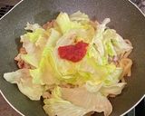 夏にさっぱり・梅肉でレタスの焼きうどん作り方5写真