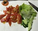 簡単ツナご飯・ヘルシーなサラダ丼作り方2写真