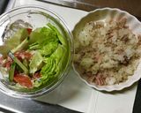 簡単ツナご飯・ヘルシーなサラダ丼作り方6写真