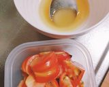 トマトときゅうりの甘めの酢の物作り方2写真
