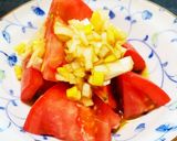 ネギたっぷり！トマトの中華和え作り方4写真