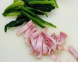 ベーコンとほうれん草の簡単キッシュ作り方1写真