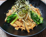 ヨウサマの減塩油揚げのパスタ風冷製うどん作り方7写真