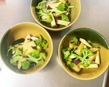 根菜茄子肉無簡単生姜ミルク味温野菜サラダ作り方8写真