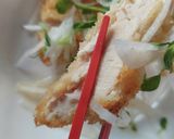 うどんスープの素で、さっぱりチキンカツ作り方14写真
