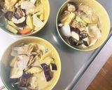 根菜茄子肉無簡単生姜ミルク味温野菜サラダ作り方17写真