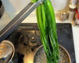 生ニラ卵のおひたし作り方4写真