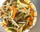 全てレンジもやし入ピリ辛中華甘酢味酢豚作り方14写真