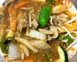 全てレンジもやし入ピリ辛中華甘酢味酢豚作り方16写真