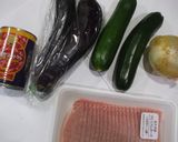 豚チーズトマトソース煮♪簡単ズッキーニ作り方1写真