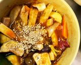 肉無ほんのりシーフード中濃炒味春雨炒め煮作り方20写真