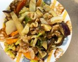 簡単オイスター梅炒味豚こま大根青椒肉絲風作り方14写真