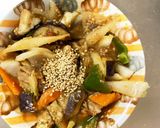 簡単オイスター梅炒味豚こま大根青椒肉絲風作り方17写真