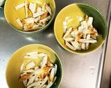 レンジ肉無チクワクラムチャウダー味野菜炒作り方3写真