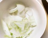 レンジ肉無チクワクラムチャウダー味野菜炒作り方6写真