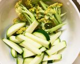 レンジ肉無チクワクラムチャウダー味野菜炒作り方7写真