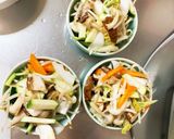 レンジ肉無チクワクラムチャウダー味野菜炒作り方11写真