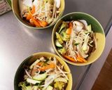 レンジ肉無チクワクラムチャウダー味野菜炒作り方13写真