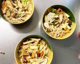 レンジ肉無チクワクラムチャウダー味野菜炒作り方17写真
