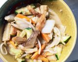 レンジ肉無チクワクラムチャウダー味野菜炒作り方18写真